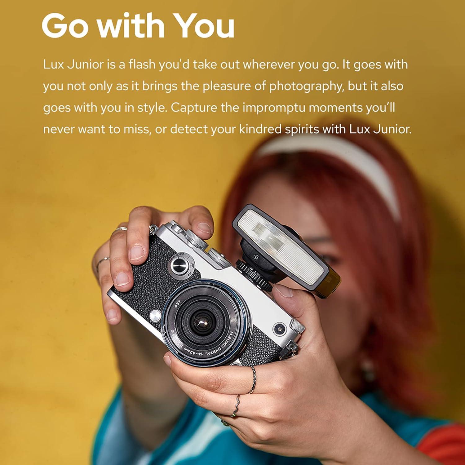 Flash de Cámara Godox Lux Junior GN12 6000K Compatible Canon Nikon