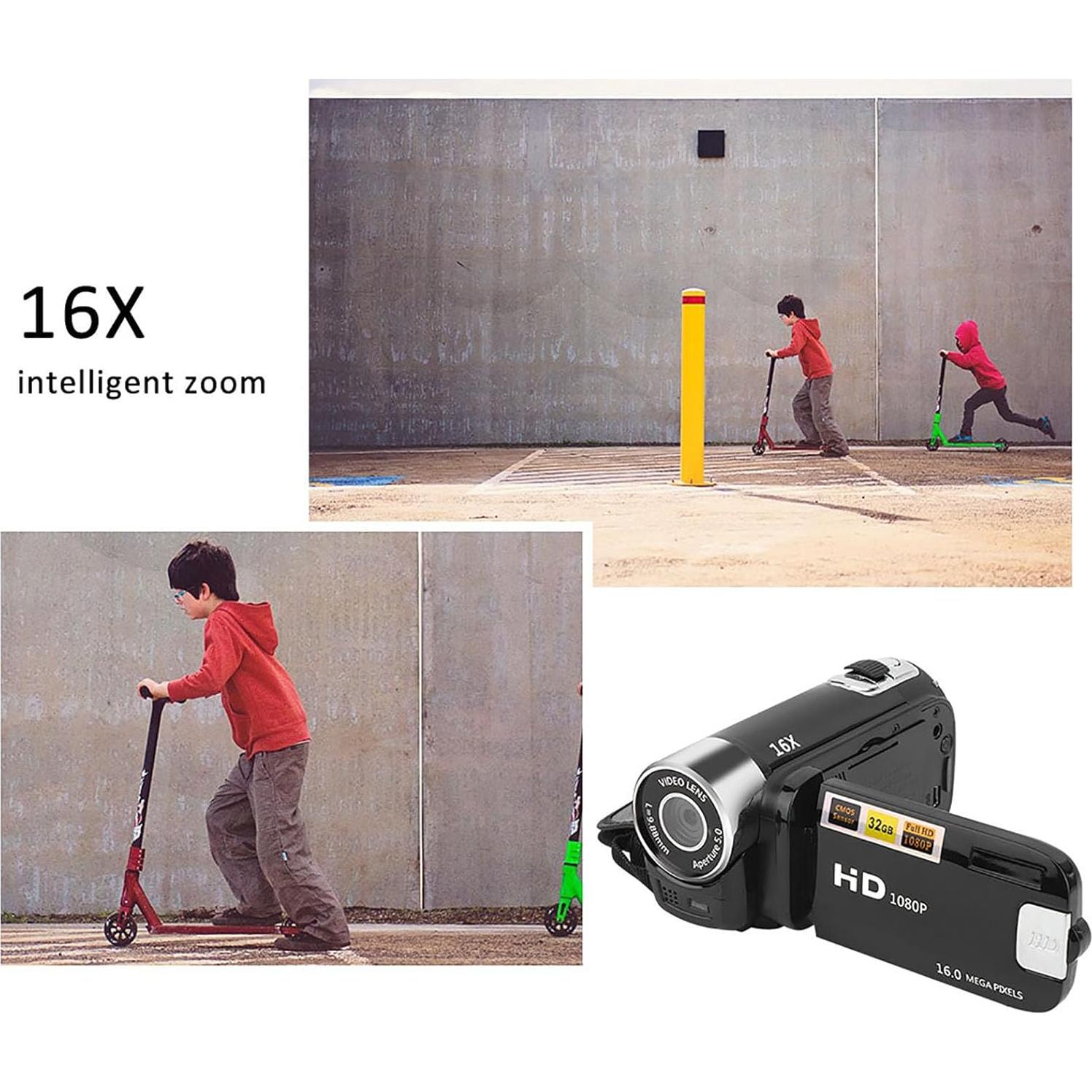 Cámara de Video Zopsc Full HD 1080P 16X Zoom Digital