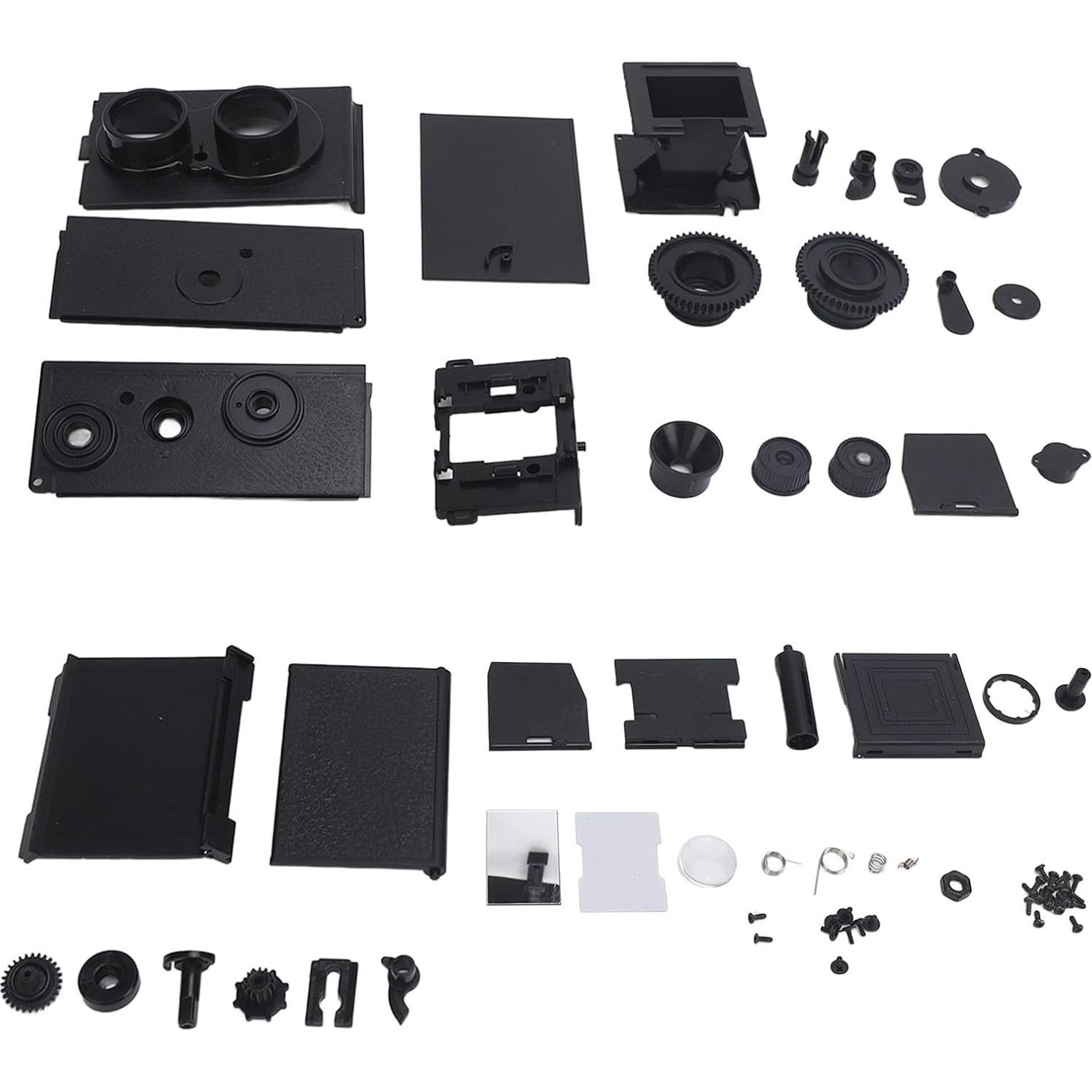 Cámara de película 35MM Sanpyl TLR DIY Doble Lente 47mm