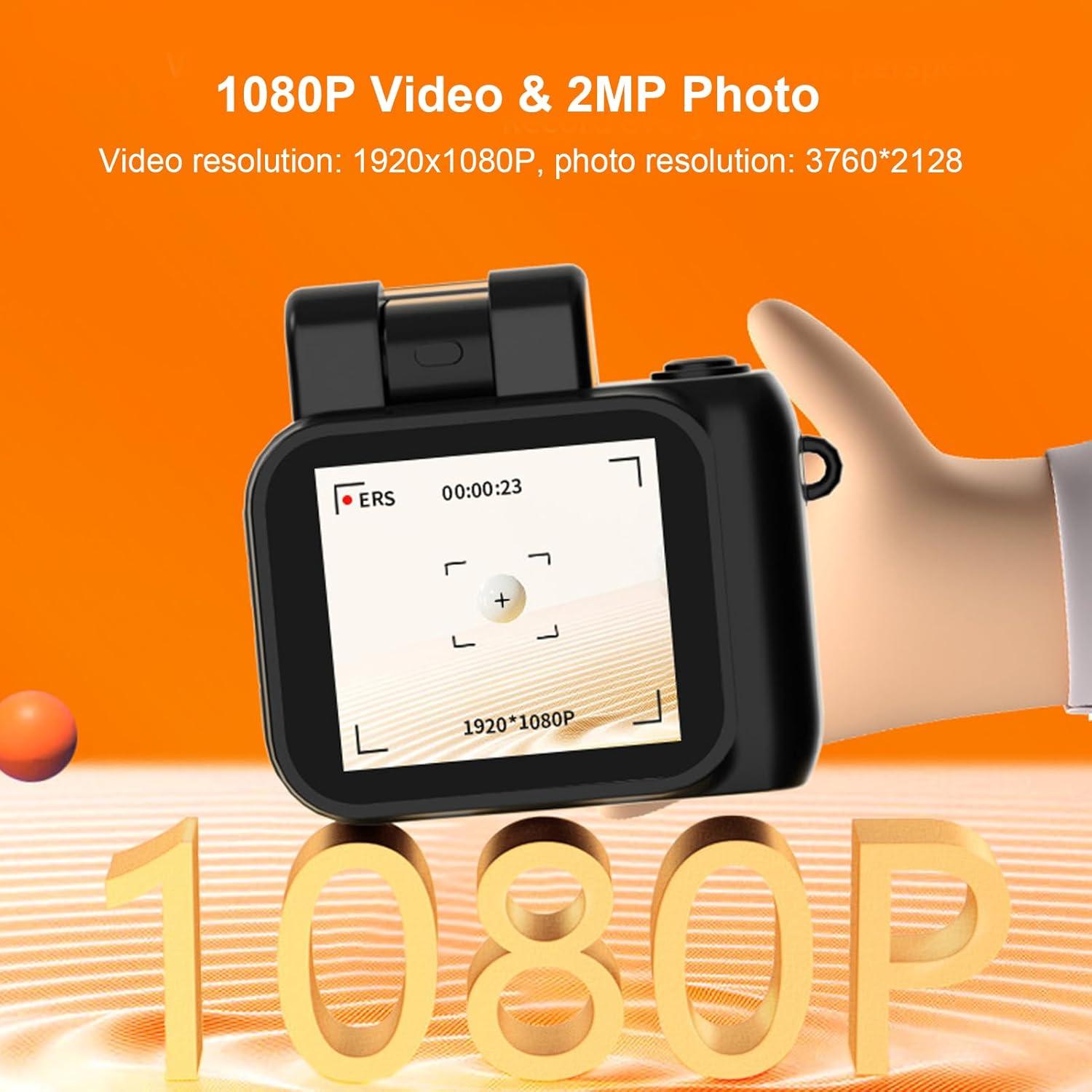 Cámara Mini Retro de Llavero Gugxiom 1080P 2MP con Carga