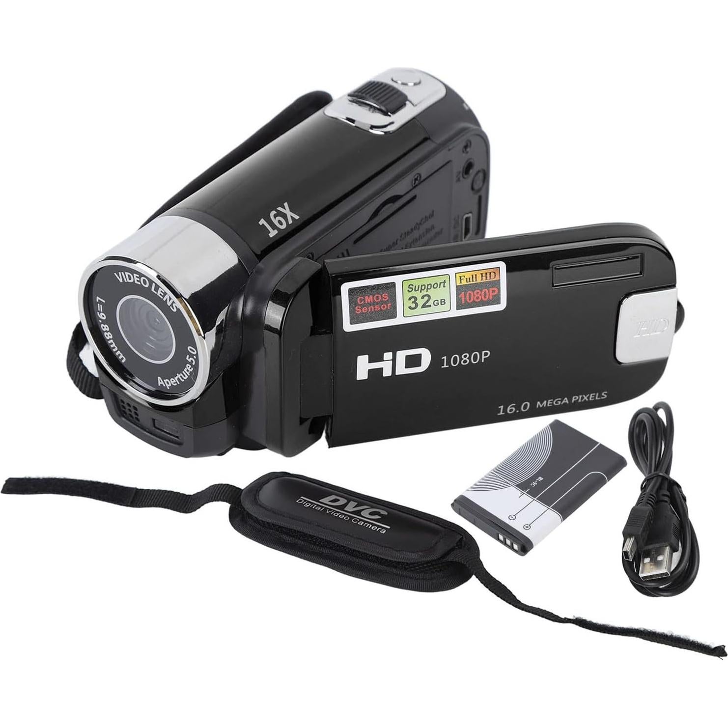 Cámara de Video Ejoyous 4K 48MP Pantalla 6.86cm Zoom 16x