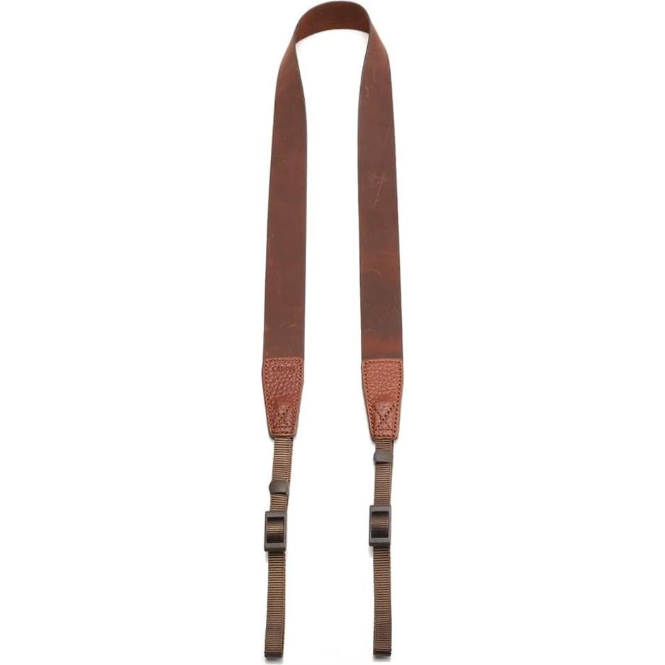 Correa de cámara de cuero CANPIS Crazy Horse ajustable 750-1100mm
