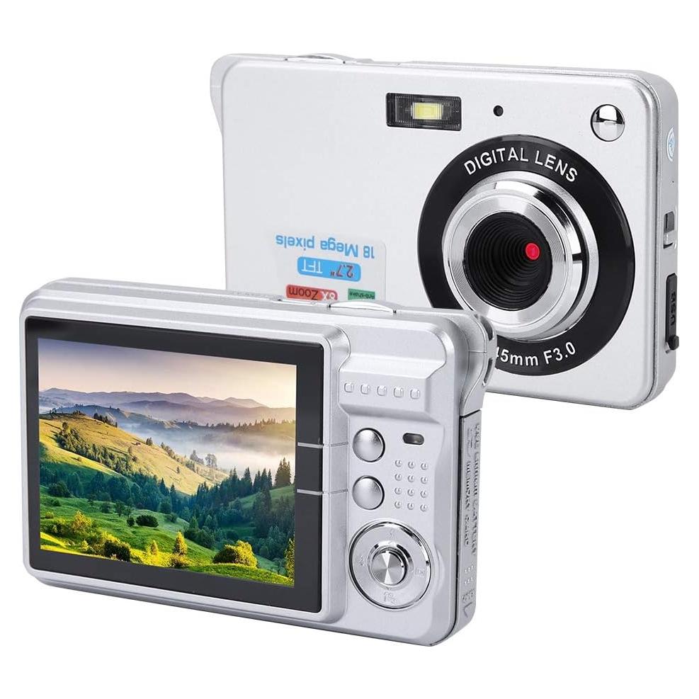 Cámara Digital Diyeeni 18MP con Zoom 8X y Pantalla 6.9cm