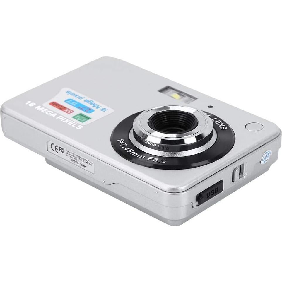 Cámara Digital Diyeeni 18MP con Zoom 8X y Pantalla 6.9cm