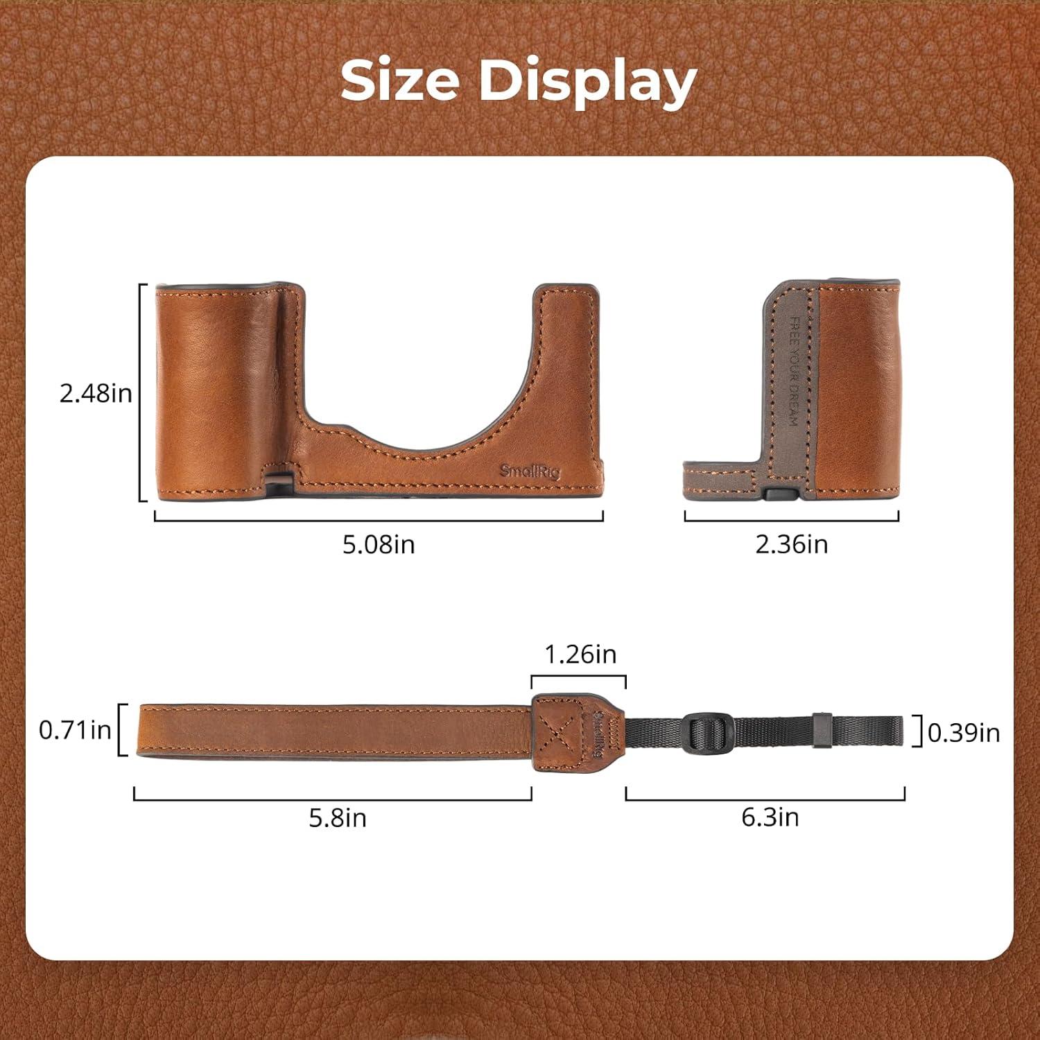 Funda de Cuero SmallRig 5015 para Sony Alpha 7C II / 7CR