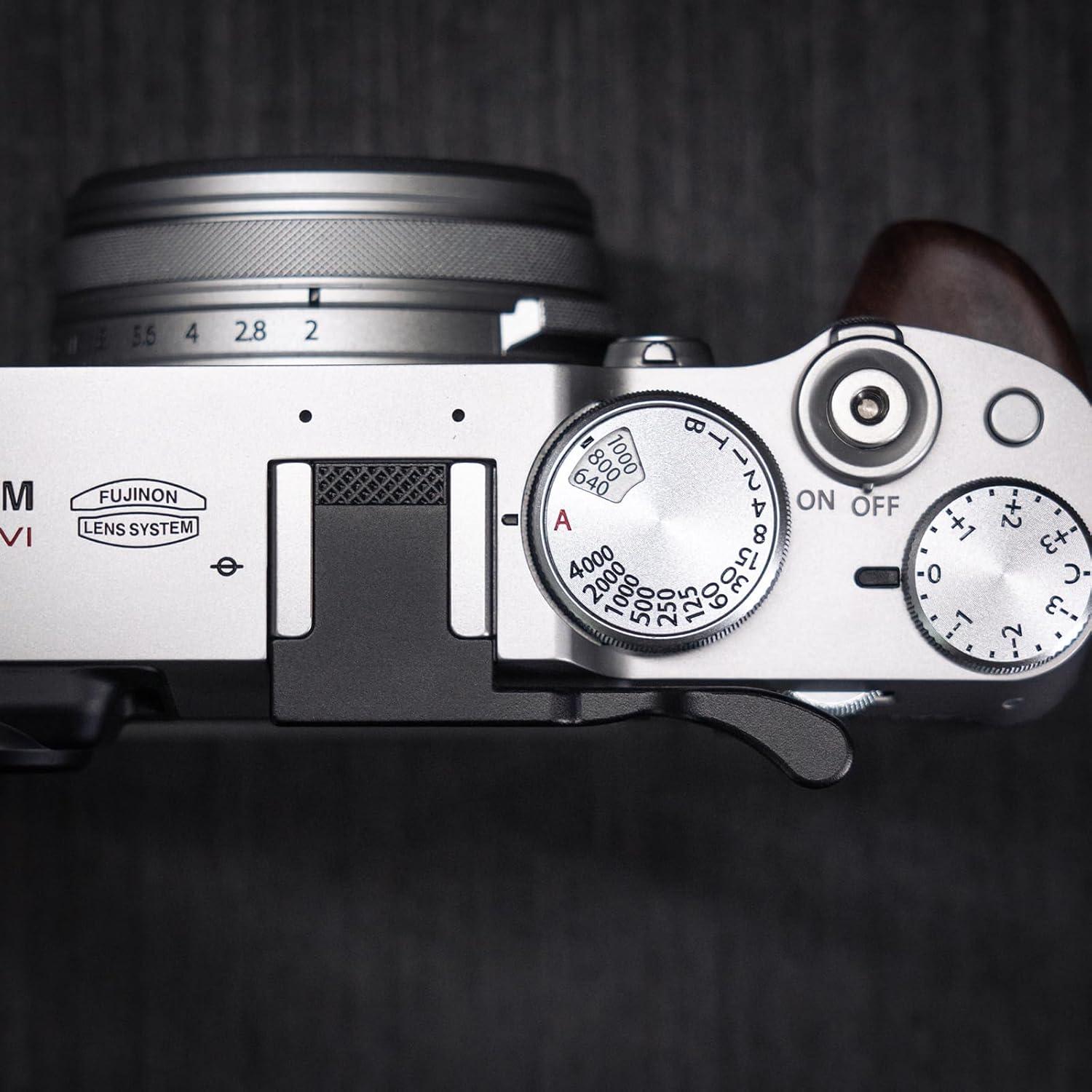 Agarradera de Pulgar Iborrys para Cámara Fujifilm X100VI - Antideslizante