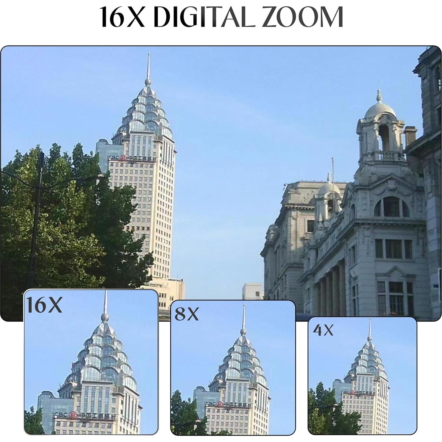 Cámara Digital Yashica DigiPix 100 - FHD 1080P, Zoom 16X