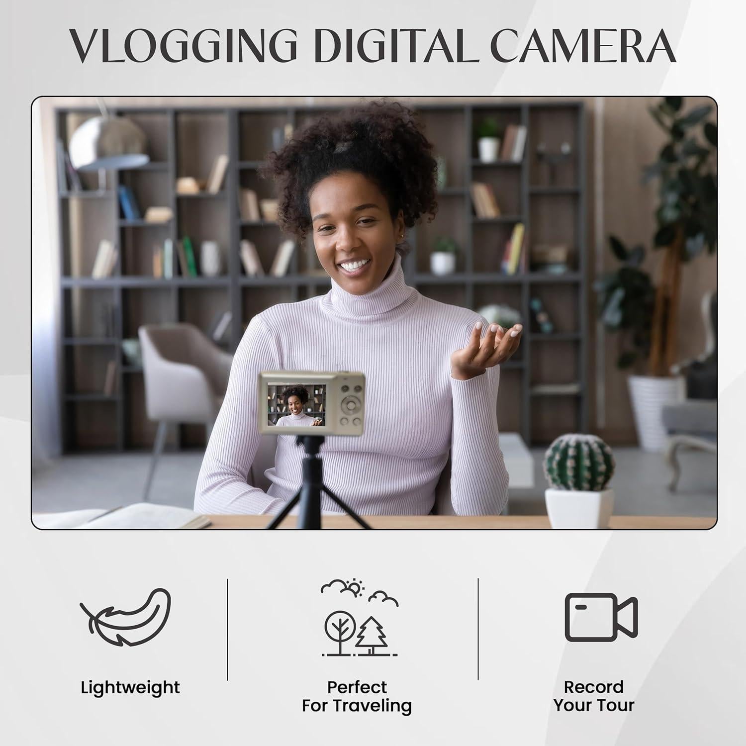 Cámara Digital Yashica DigiPix 100 - FHD 1080P, Zoom 16X