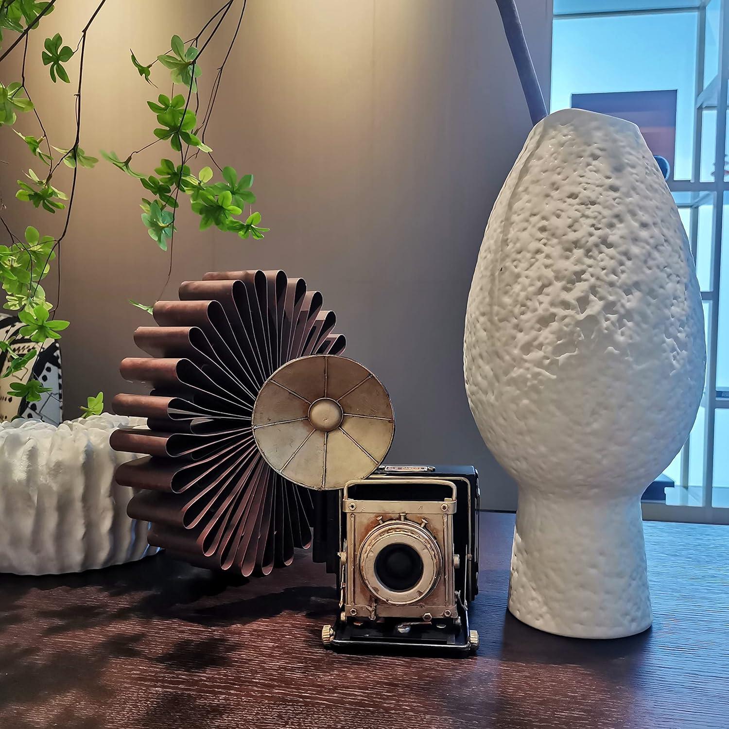 Estatua Decorativa Cámara Vintage PARSAHO 23.88 cm Metal