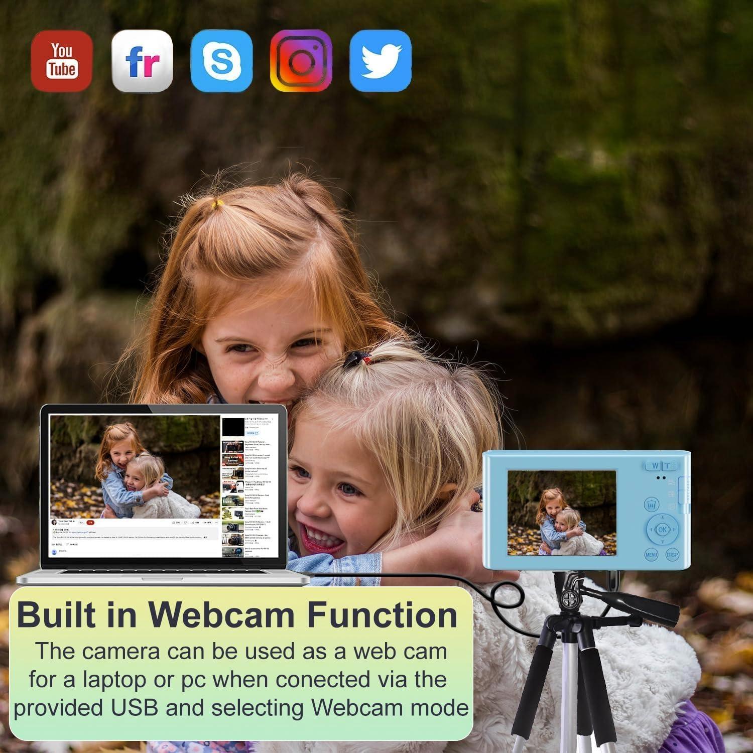 Cámara Digital KLIOMAX KL44MP 44MP FHD 1080P Azul Compacta