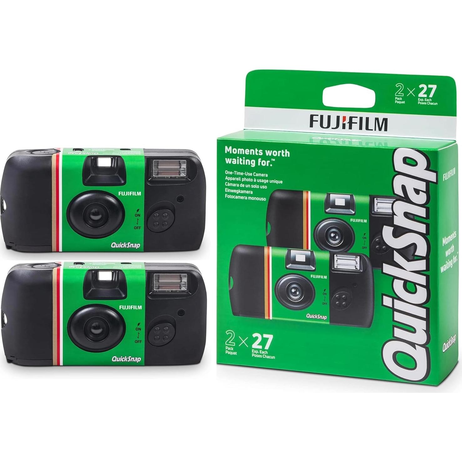 Cámara desechable Fujifilm QuickSnap Flash 400 - 8 unidades