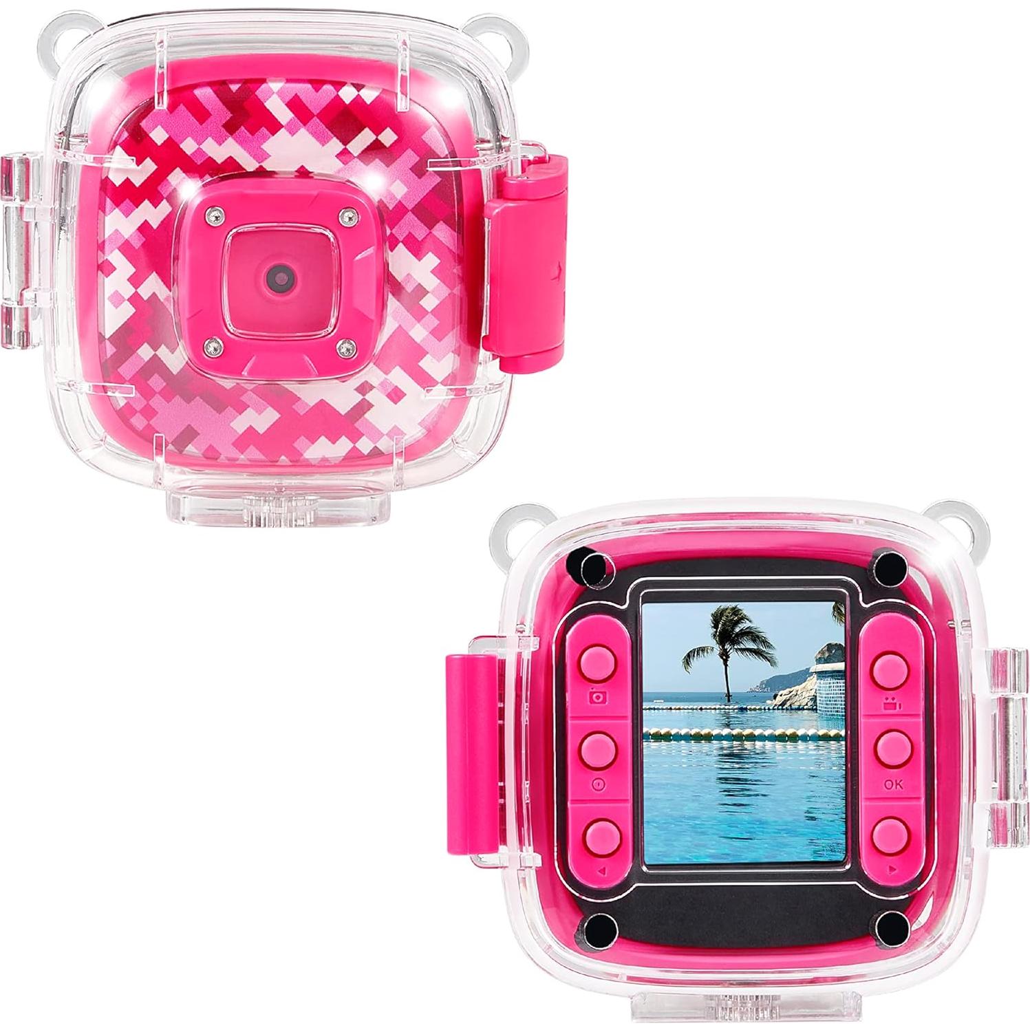 Cámara de Acción Vivitar Kids Tech Rosa 5MP HD Impermeable