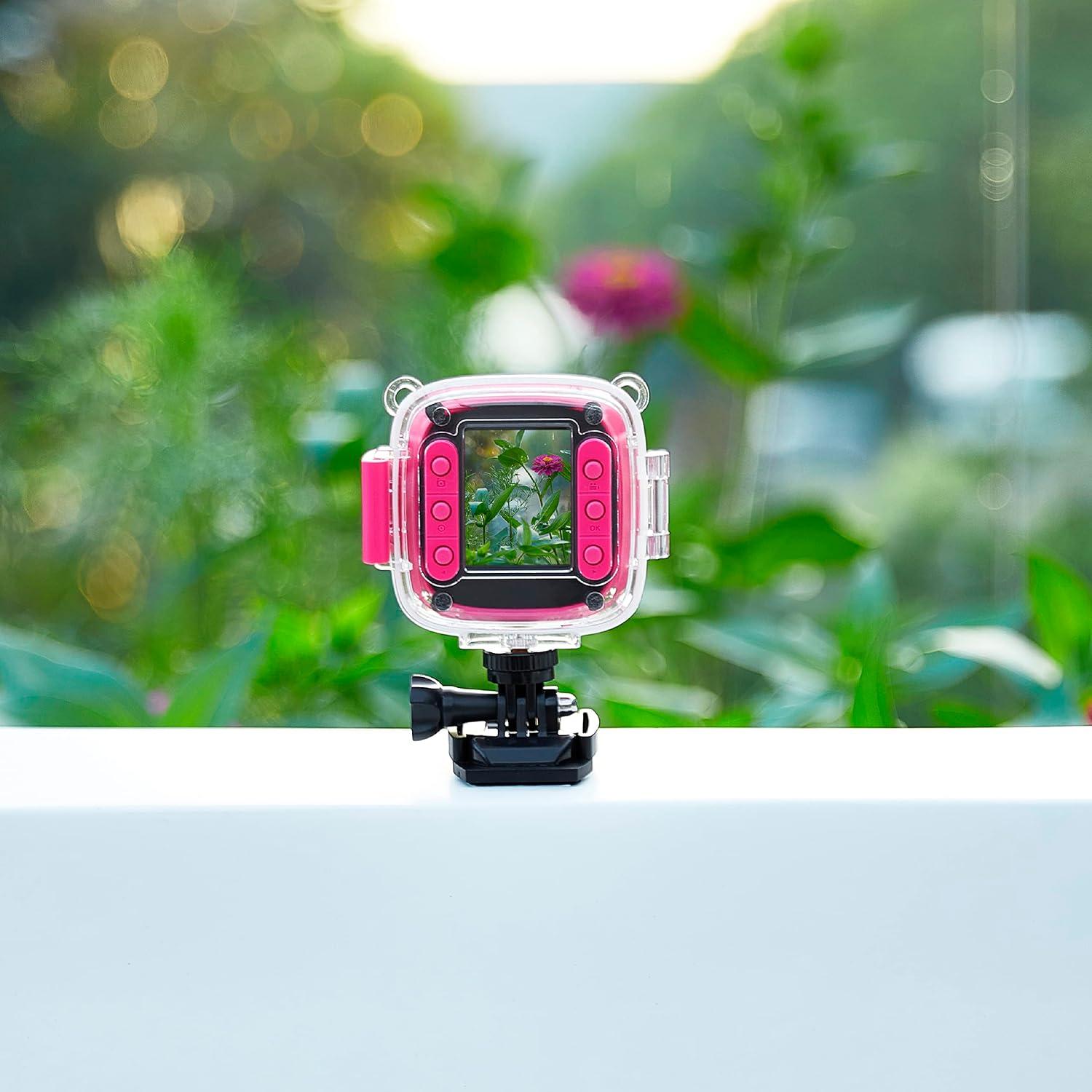 Cámara de Acción Vivitar Kids Tech Rosa 5MP HD Impermeable