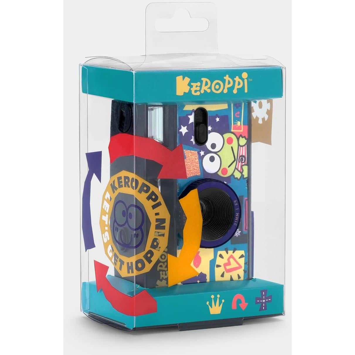 Cámara de película 35 mm Keroppi FC-11 con flash opcional