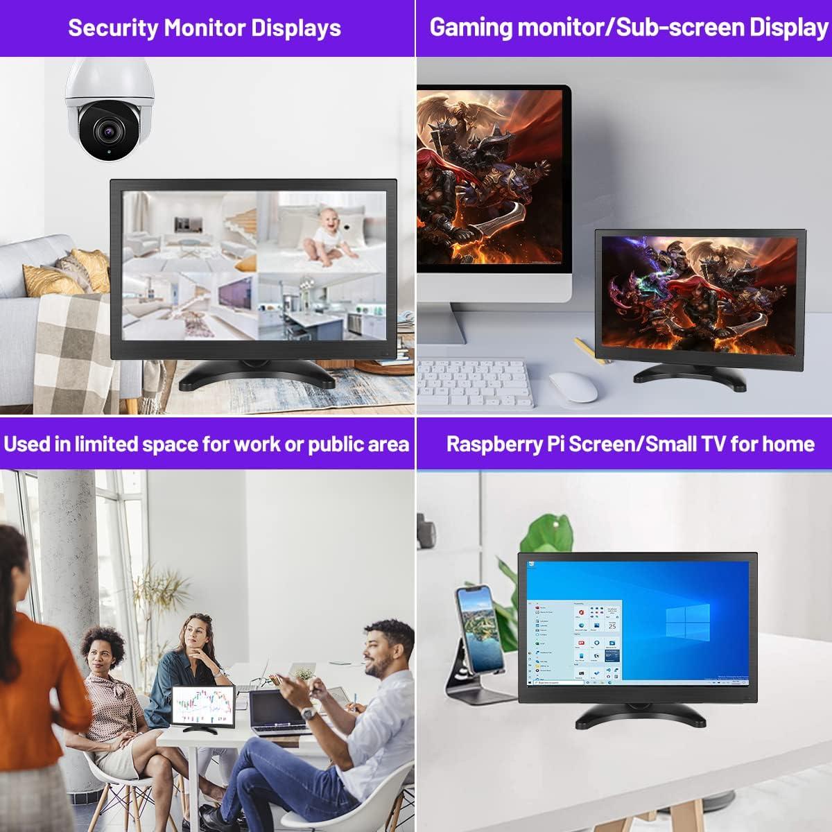 Monitor Portátil Hikity 11.6" Full HD 1920x1080 HDMI VGA BNC