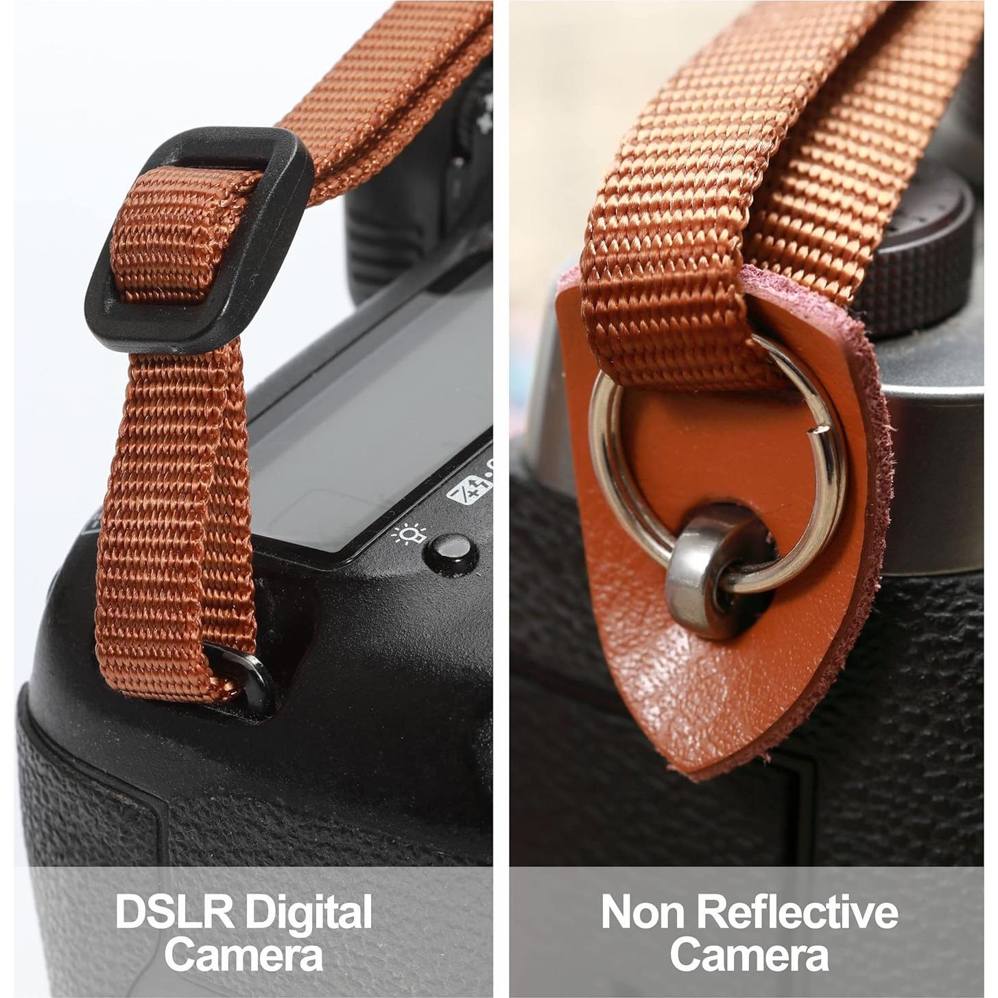 Correa de cámara Padwa Lifestyle Rojo Vintage 5cm Ajustable