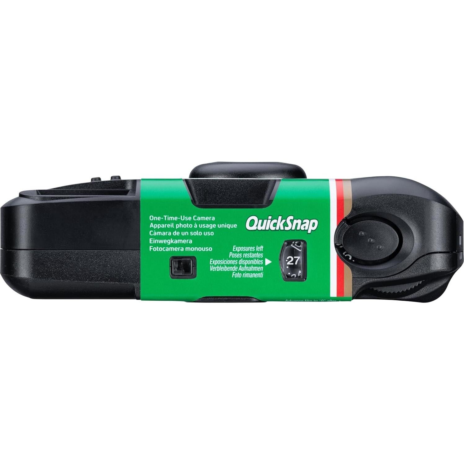 Fujifilm QuickSnap Flash 400 One-Time-Use Camera - 27 Exposures