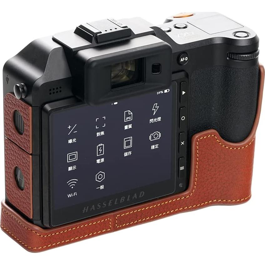 Funda de cámara BolinUS de cuero para Hasselblad X2D 100C