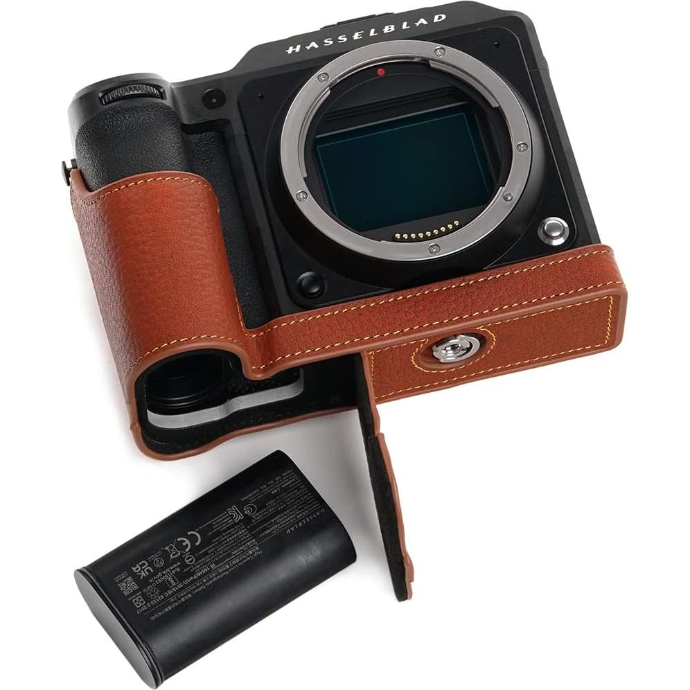 Funda de cámara BolinUS de cuero para Hasselblad X2D 100C