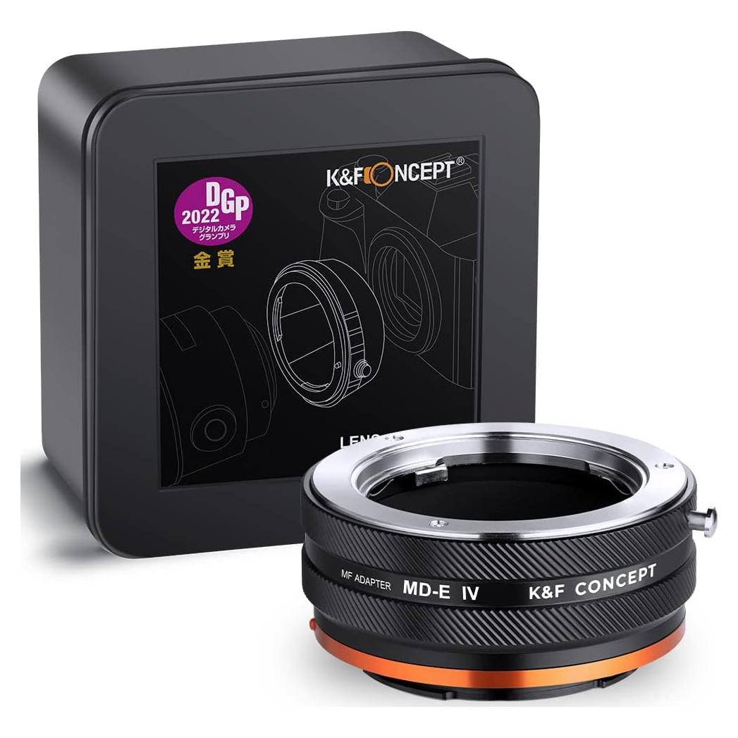 Adaptador de Montura K&F Concept MD-NEX IV para Lentes Minolta y Cámaras Sony E