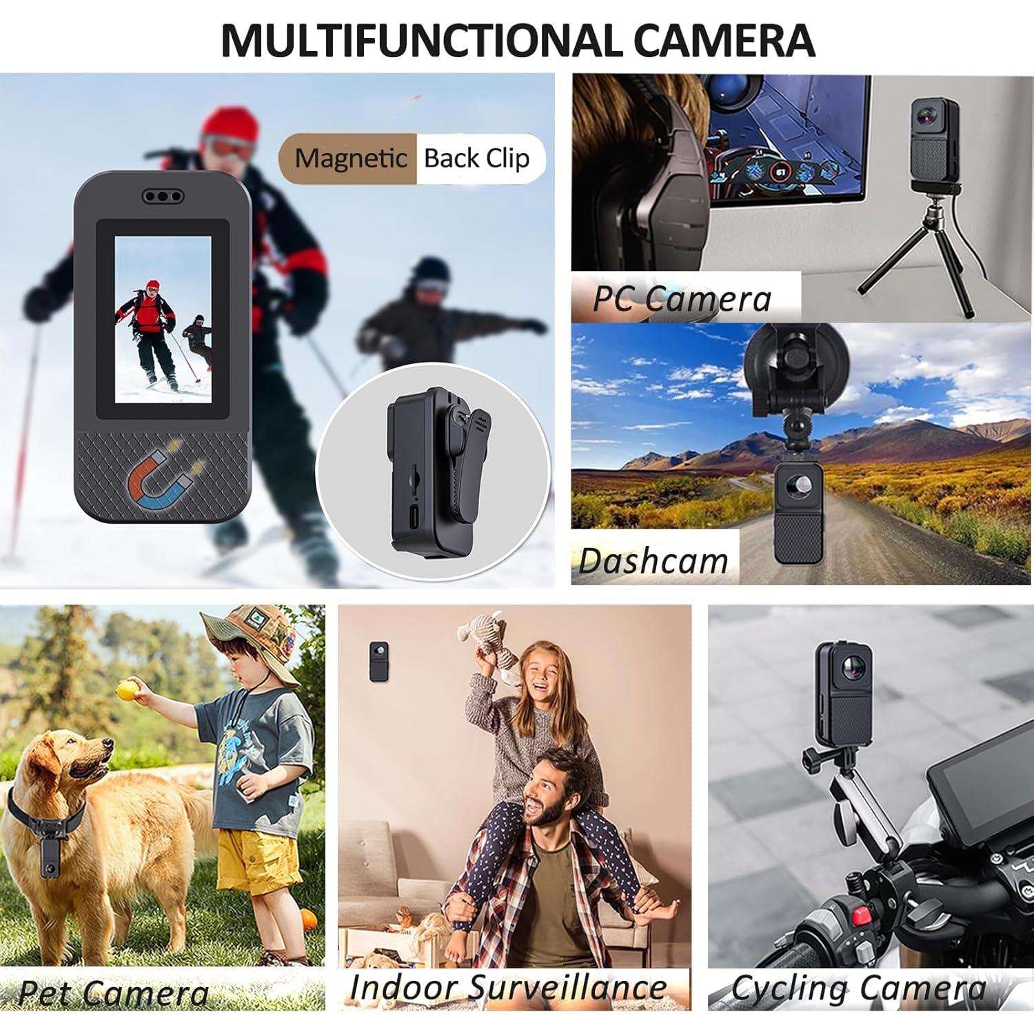 Cámara de acción Ahheyie IM-X6 HD 1080P con lente gran angular