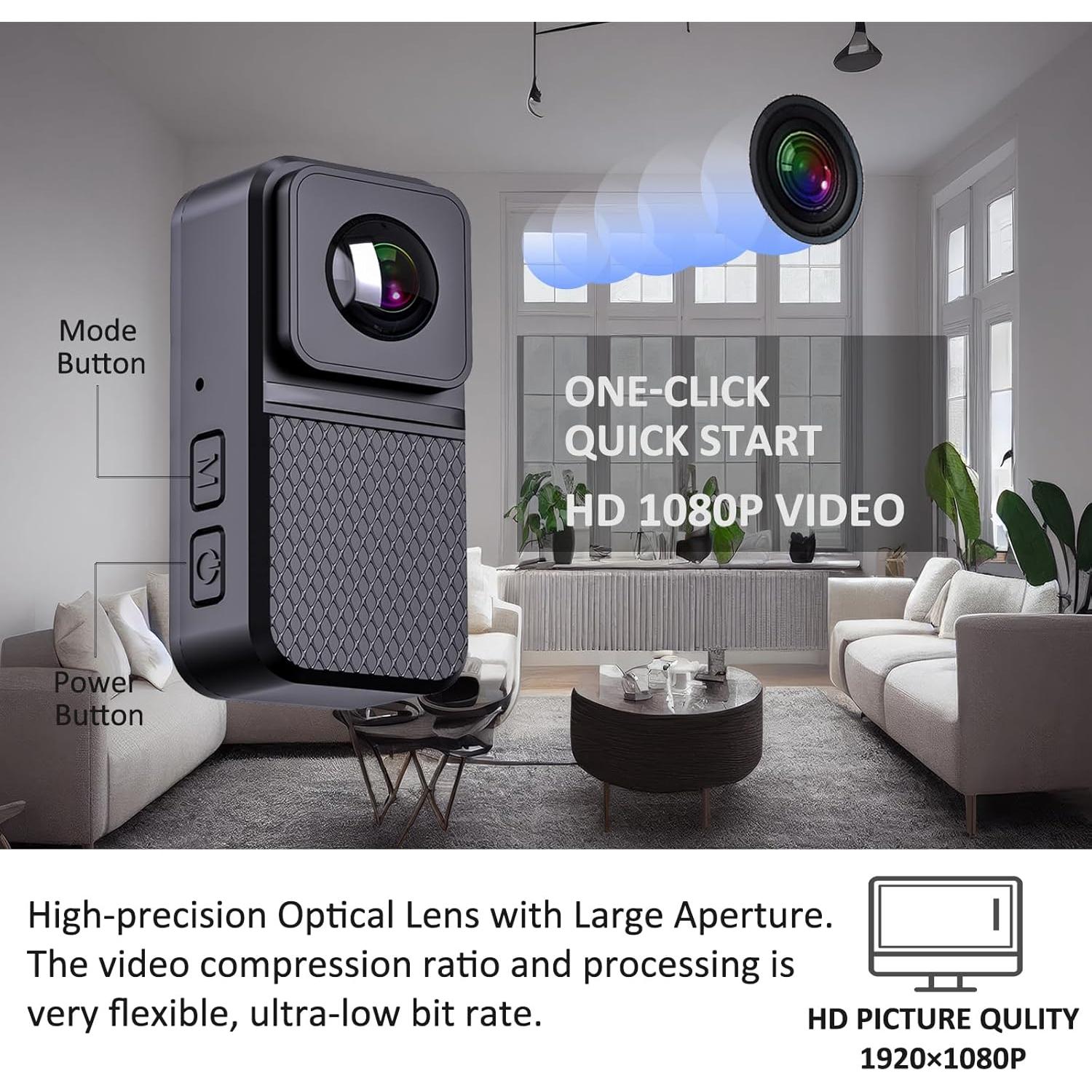 Cámara de acción Ahheyie IM-X6 HD 1080P con lente gran angular