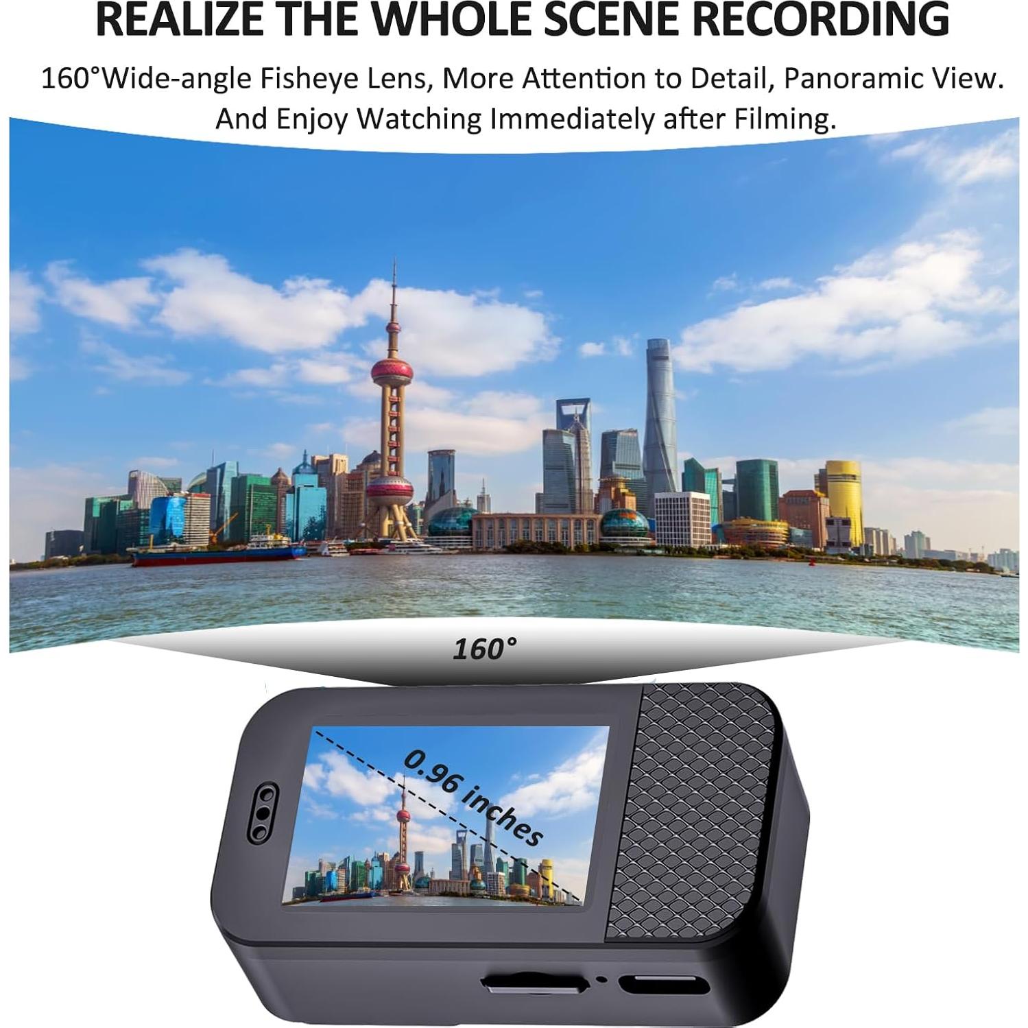 Cámara de acción Ahheyie IM-X6 HD 1080P con lente gran angular