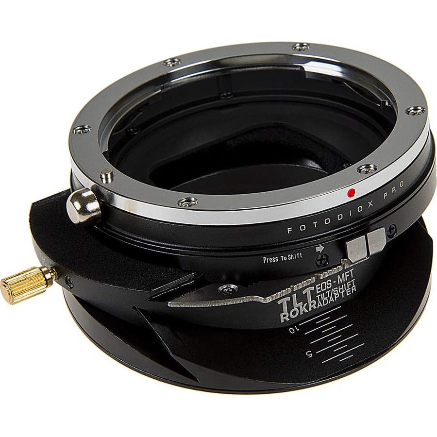 Adaptador Fotodiox Pro TLT ROKR Tilt/Shift Canon a MFT