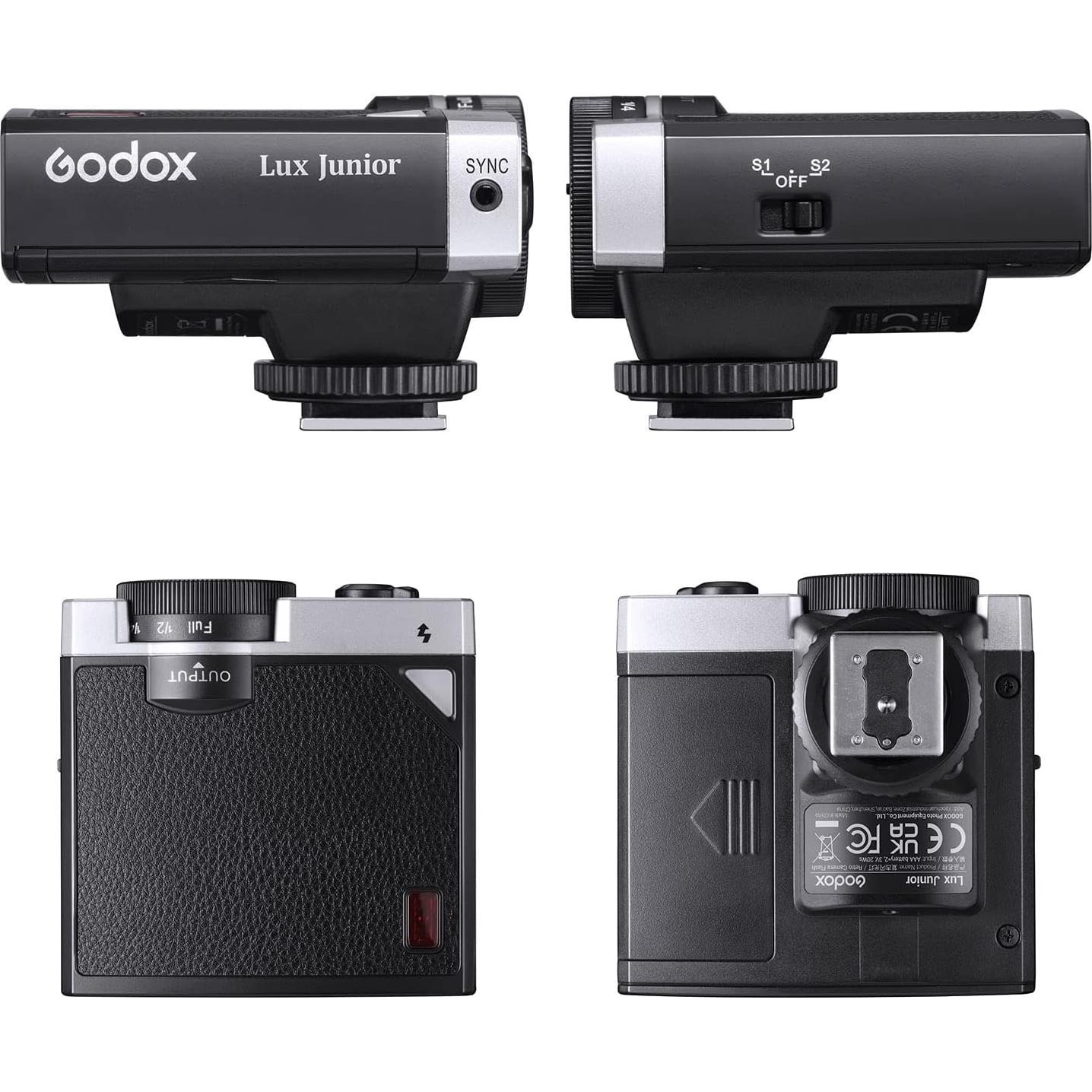 Flash Godox Lux Junior Retro para Cámara GN12 6000K