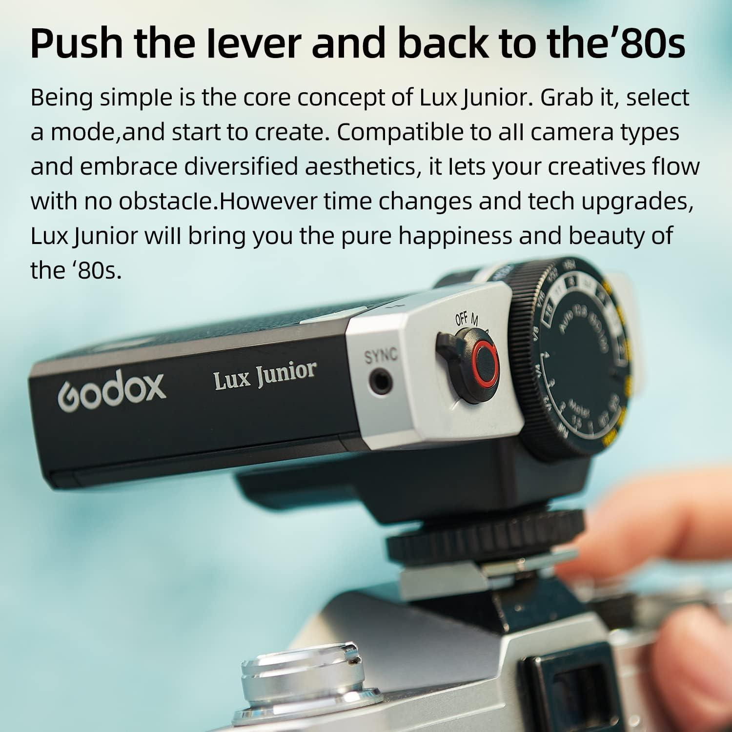 Flash Godox Lux Junior 6000K-1200K, Portátil y Compatible