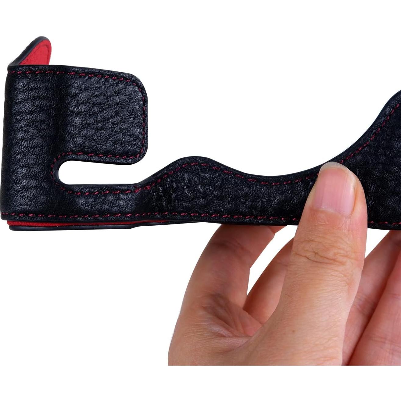 Funda de Cuero Genuino Rieibi para Cámara Sony Alpha 7 IV - Negra