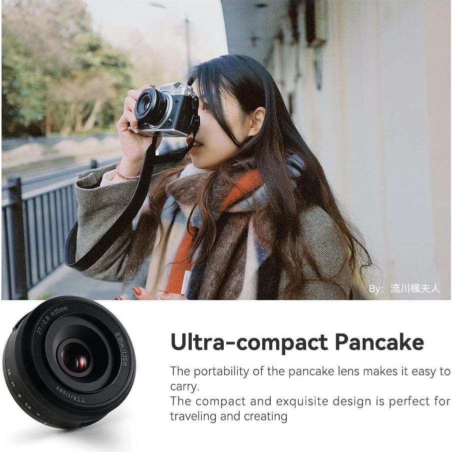 Lente TTArtisan AF 27mm F2.8 Autoenfoque Montura E Negro