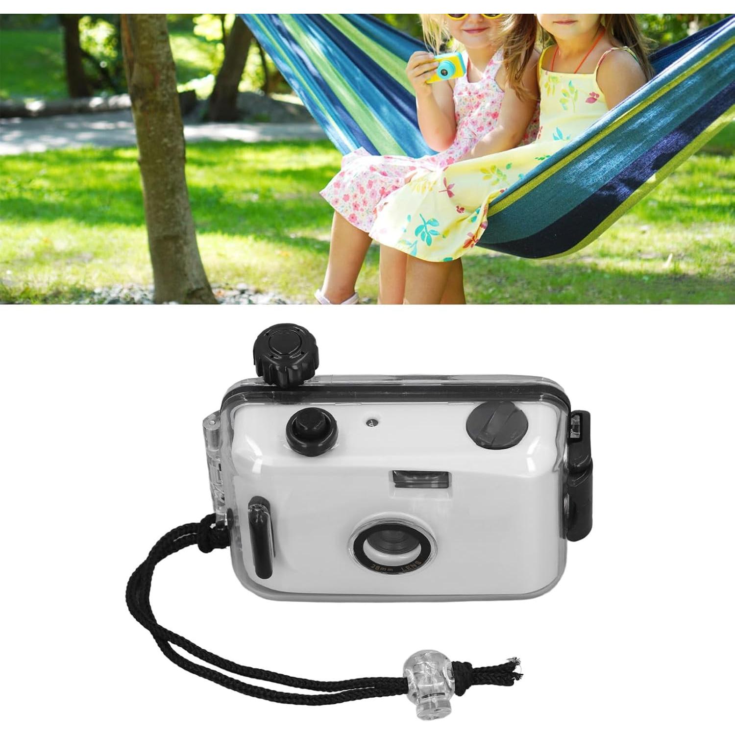 Cámara de película 35mm Jectse retro para niños - Negro