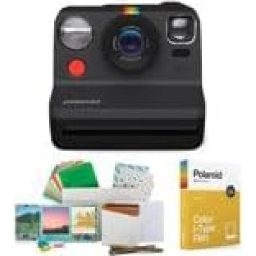 Cámara Instantánea Polaroid Now 2 Generación Negra + Película 8 Exposiciones