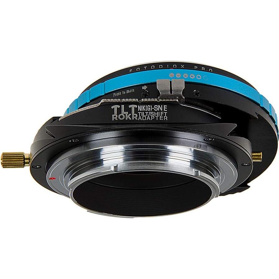Adaptador Fotodiox Pro TLT ROKR Tilt/Shift Nikon a Sony E