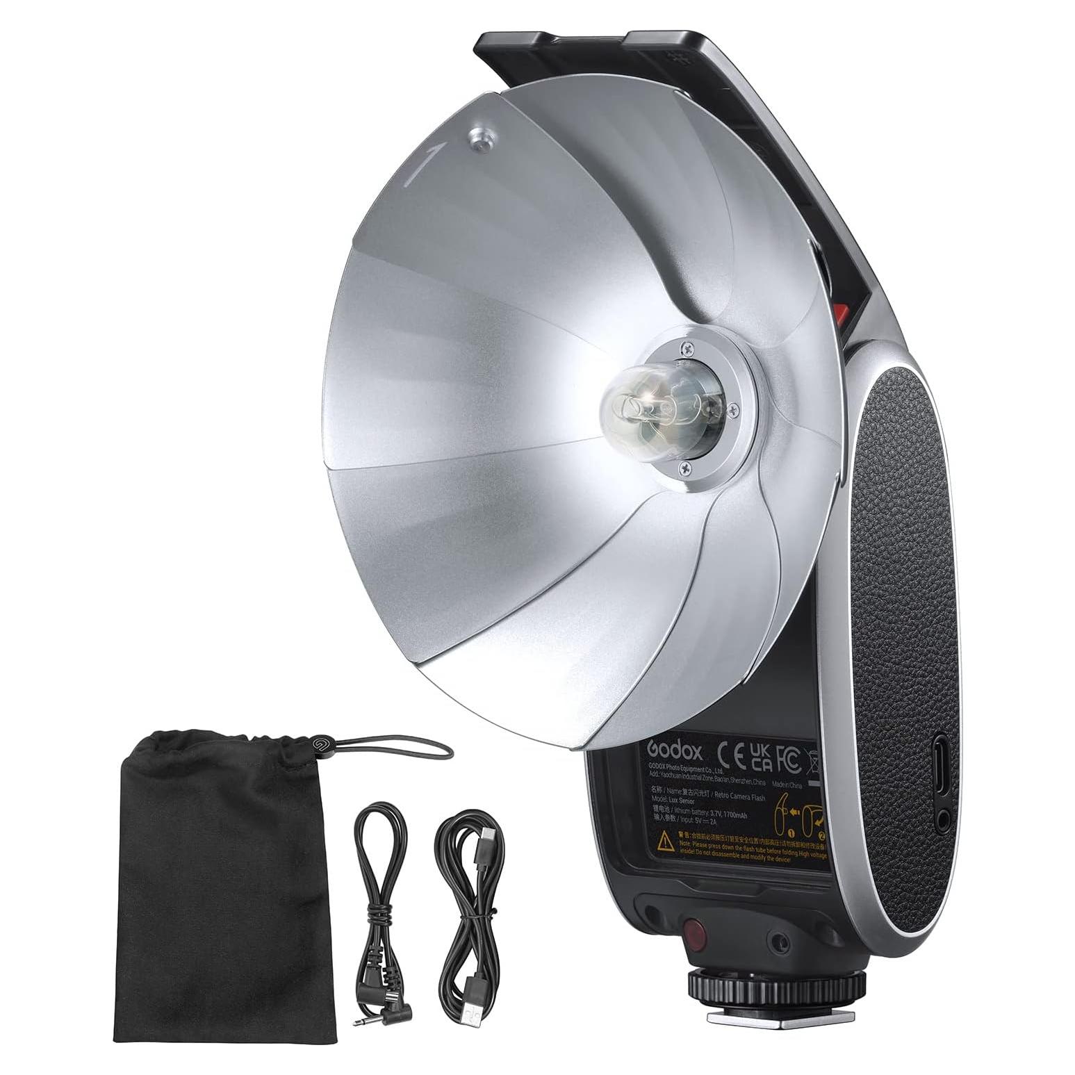 Flash Retro GODOX Lux Senior para Cámaras Fujifilm Canon Nikon