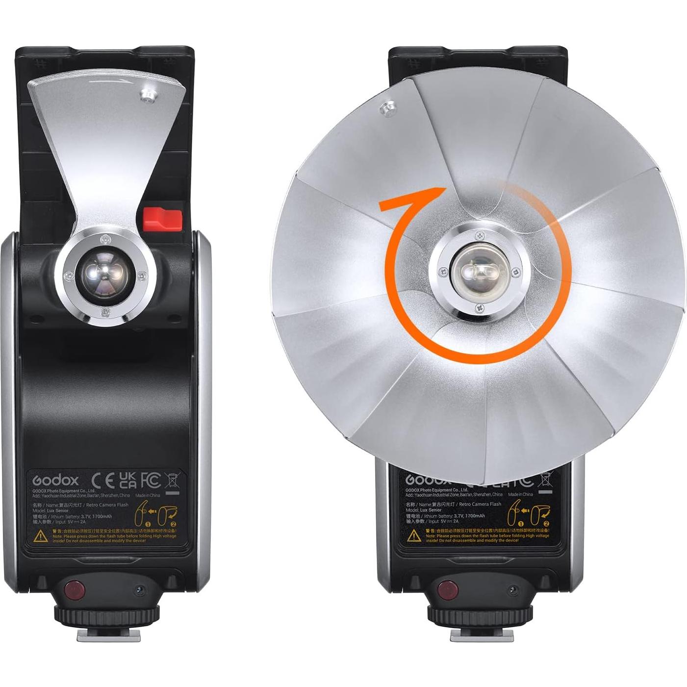 Flash Retro GODOX Lux Senior para Cámaras Fujifilm Canon Nikon