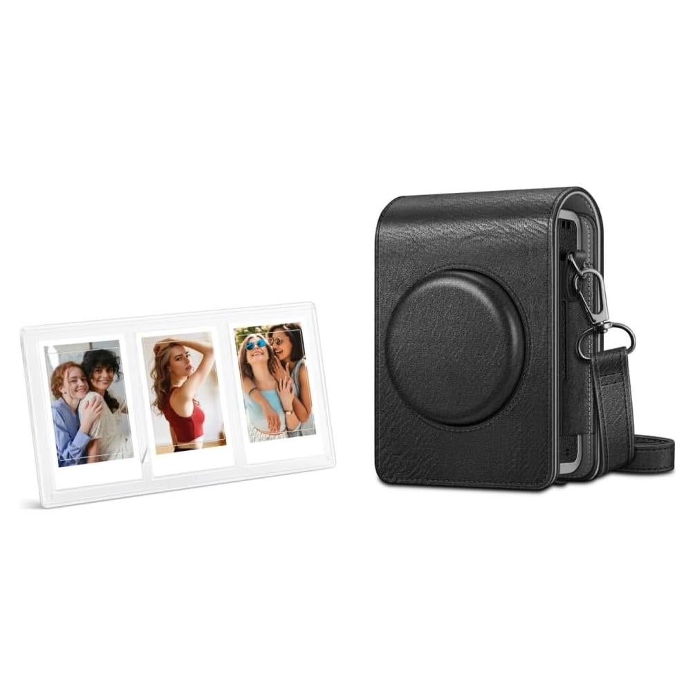Funda Fintie para Cámara Fujifilm Instax Mini EVO + Marco 3 Rejillas