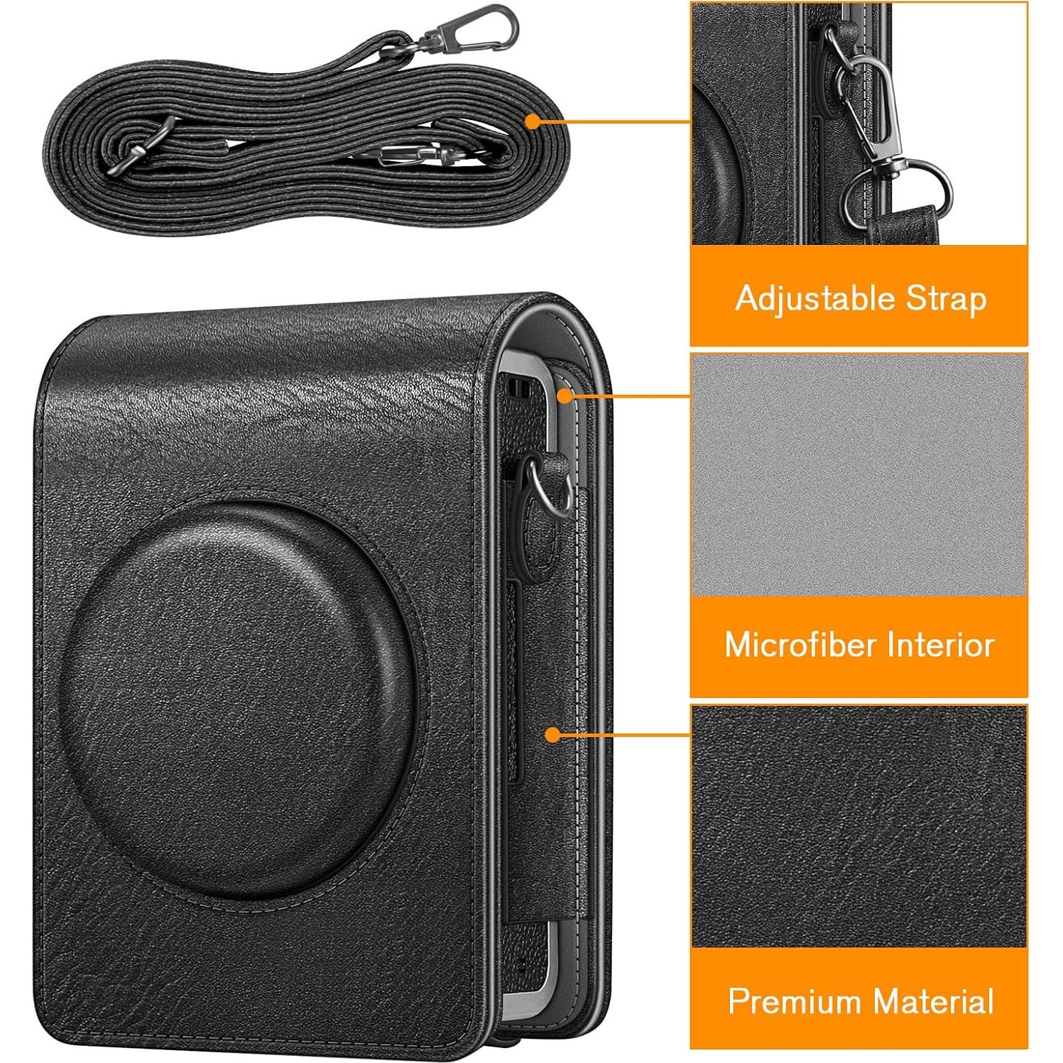 Funda Fintie para Cámara Fujifilm Instax Mini EVO + Marco 3 Rejillas