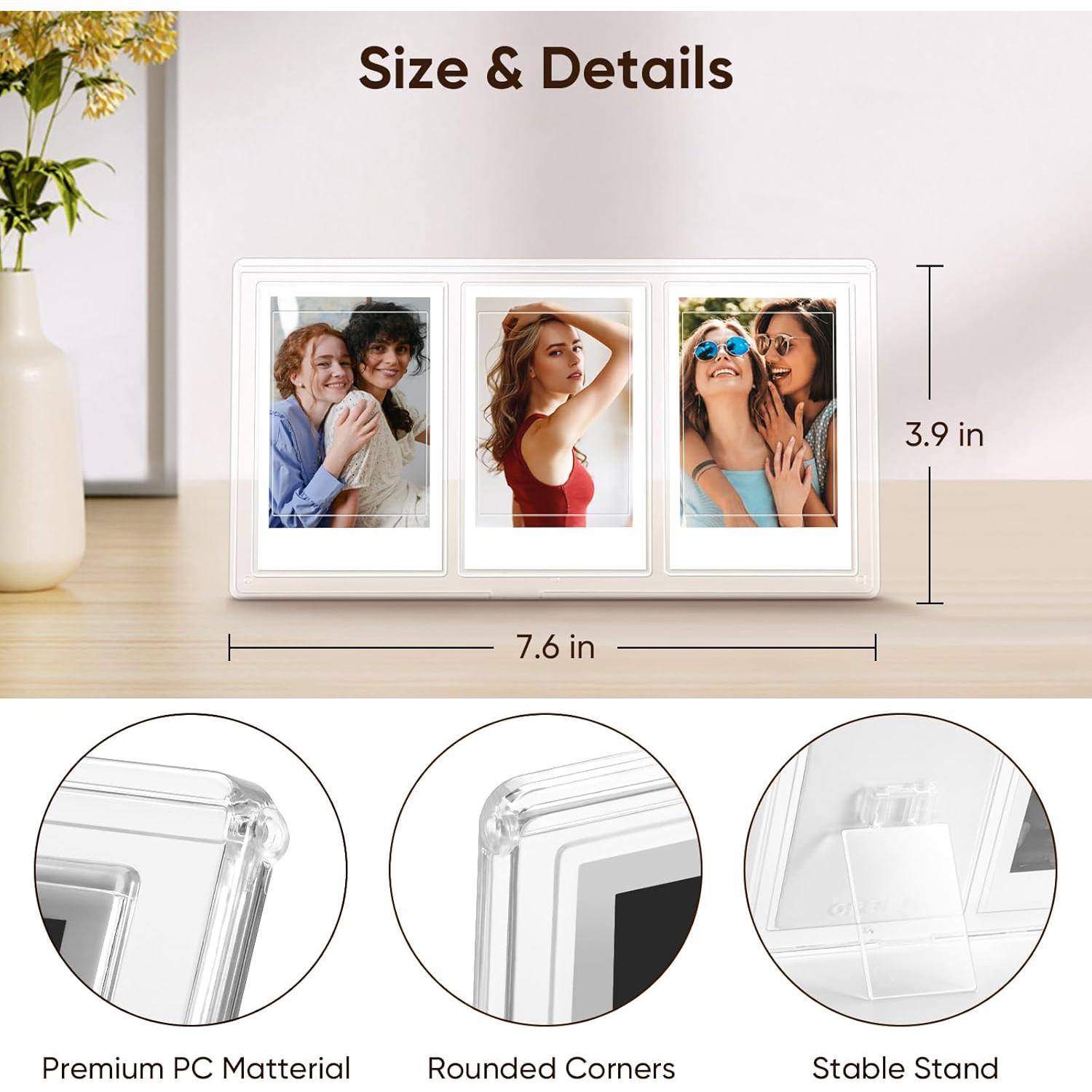 Funda Fintie para Cámara Fujifilm Instax Mini EVO + Marco 3 Rejillas