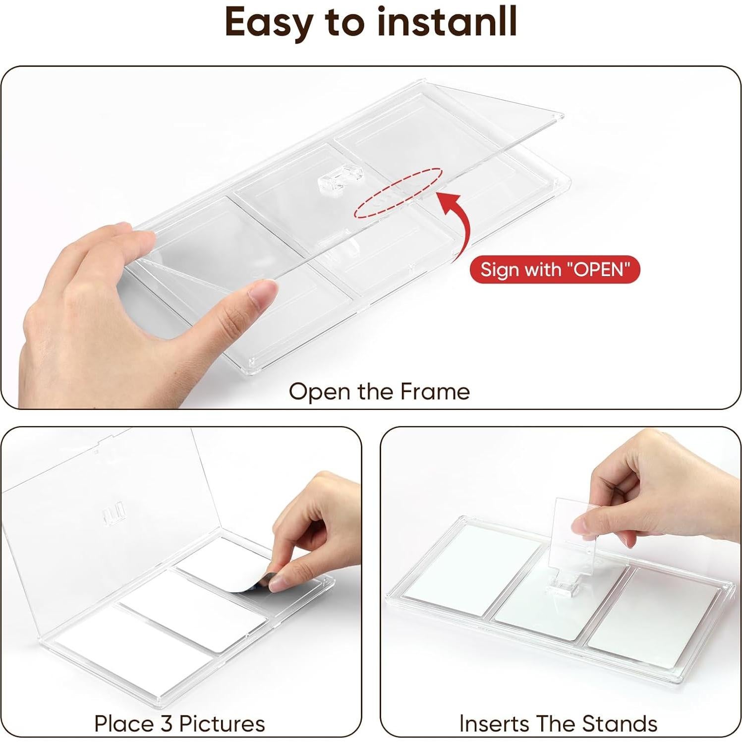 Funda Fintie para Cámara Fujifilm Instax Mini EVO + Marco 3 Rejillas