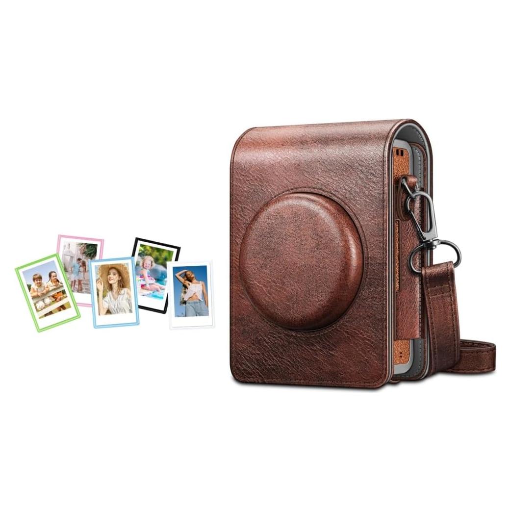 Funda Fintie para Cámara Fujifilm Instax Mini EVO + 5 Marcos Magnéticos
