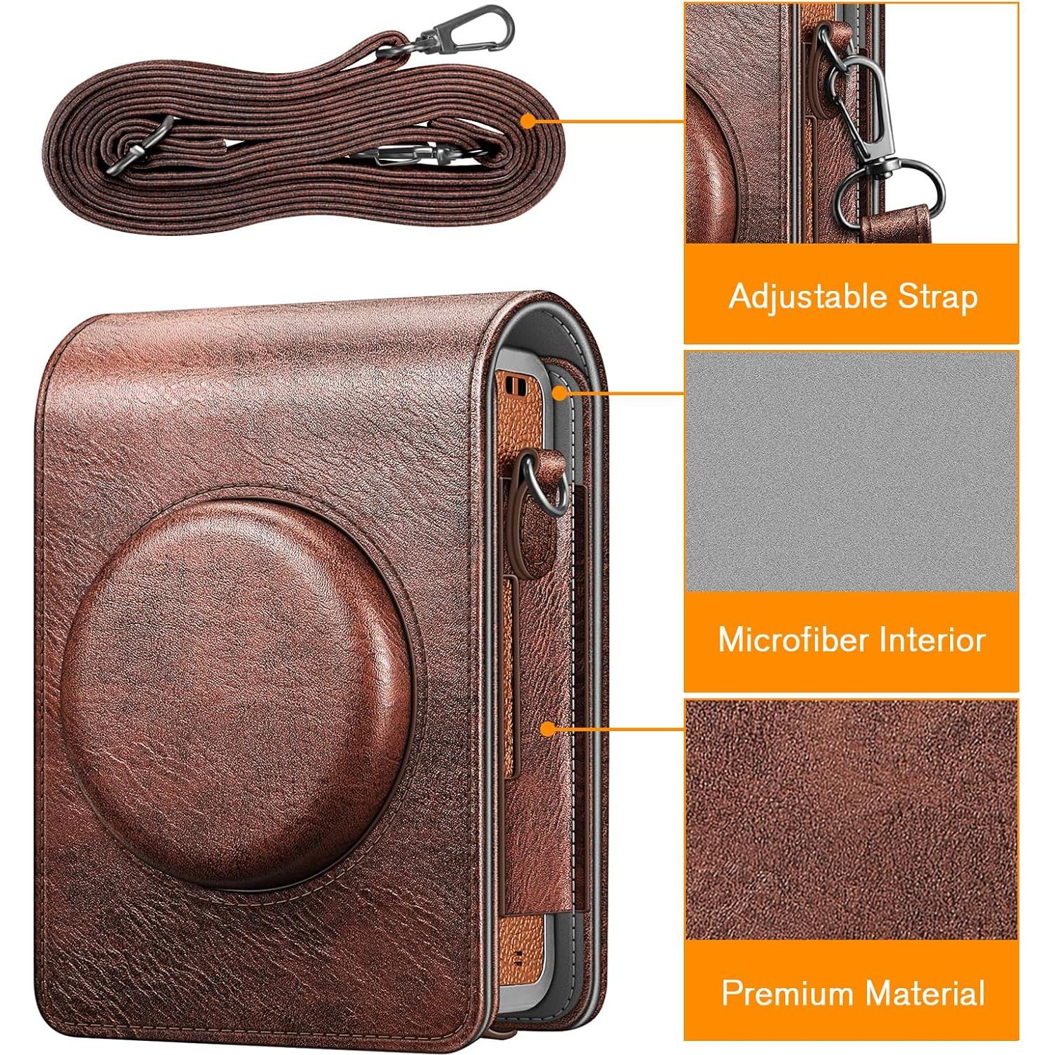 Funda Fintie para Cámara Fujifilm Instax Mini EVO + 5 Marcos Magnéticos