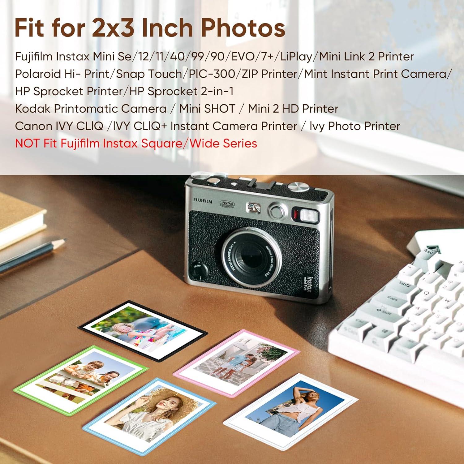 Funda Fintie para Cámara Fujifilm Instax Mini EVO + 5 Marcos Magnéticos