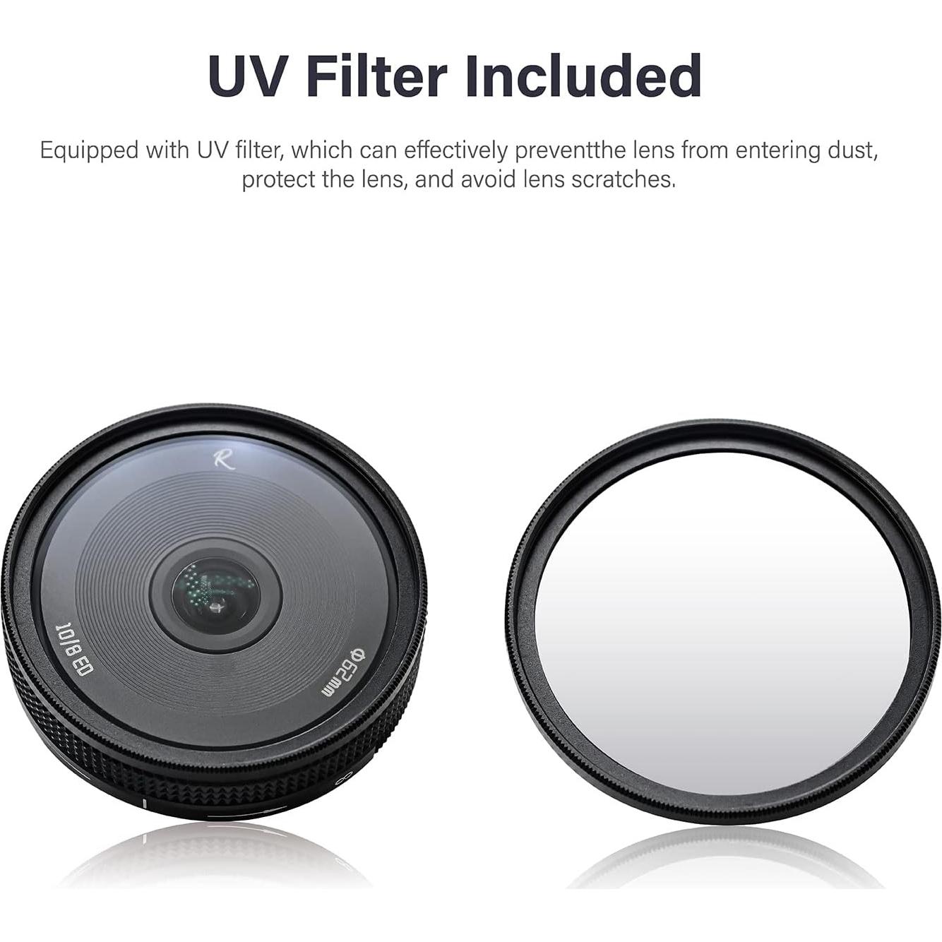 Lente Fisheye AstrHori 10mm F8 II para Cámara Sony E