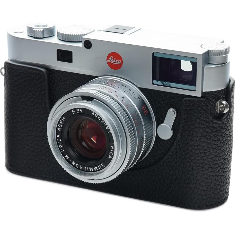 Funda de cuero genuino para cámara Leica M11 + correa mano