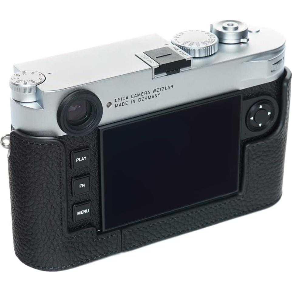 Funda de cuero genuino para cámara Leica M11 + correa mano