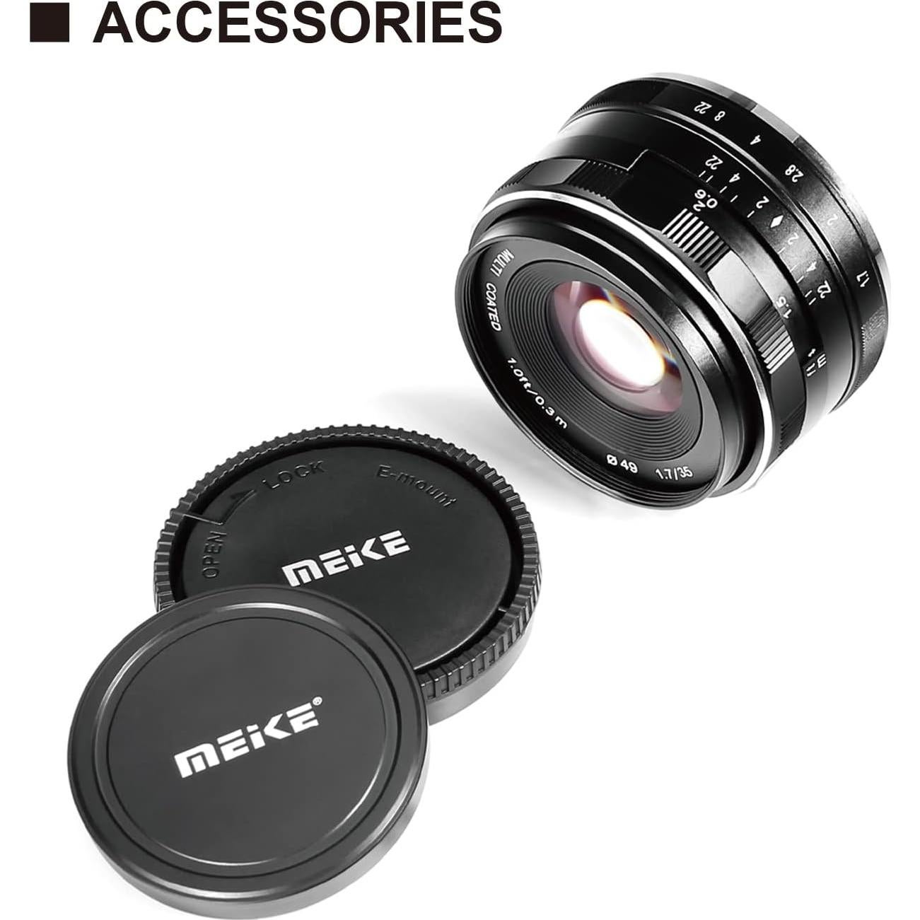 Lente Prime Meike 35mm F1.7 Manual para Micro 4/3