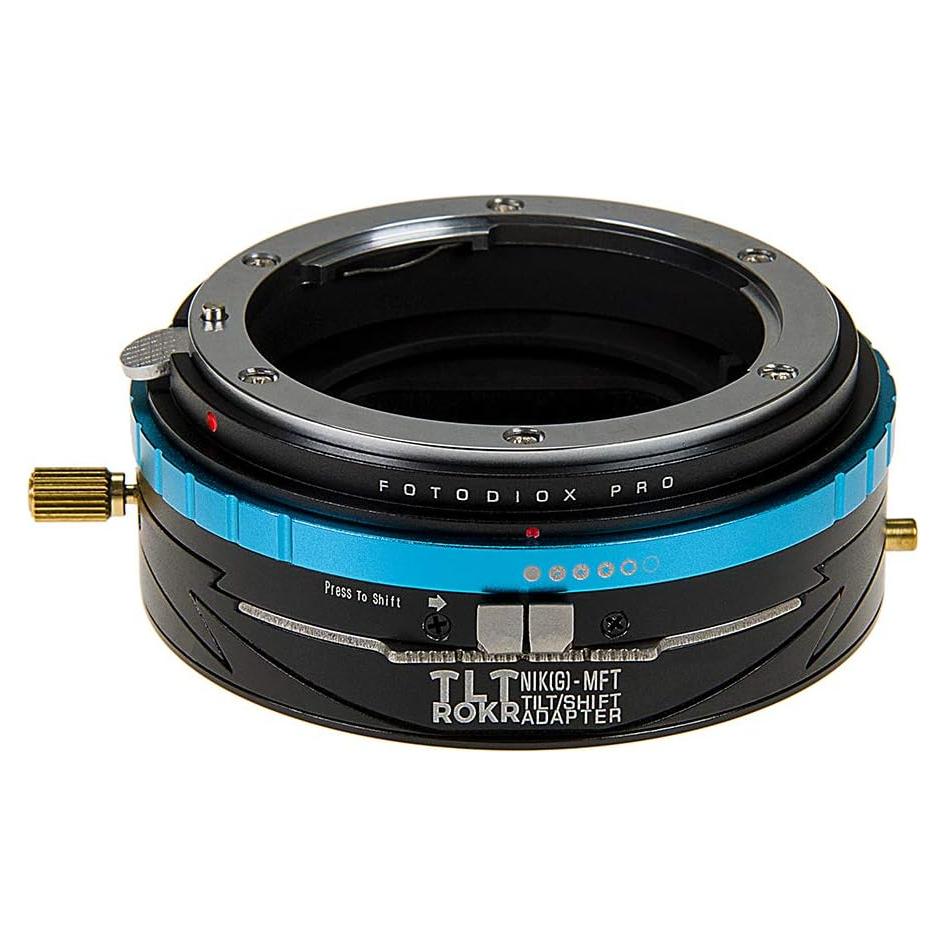 Adaptador de Montura Tilt/Shift Fotodiox TLT ROKR para Nikon F a MFT