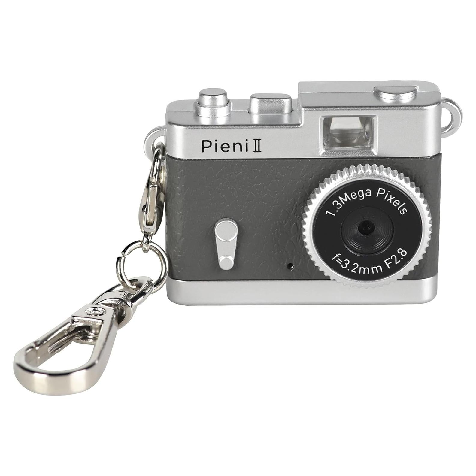 Cámara Digital Juguete Kenko Pieni II 1.31MP Gris con Llavero